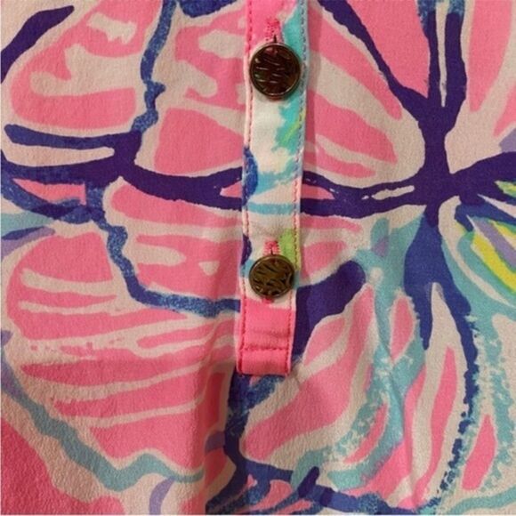 Lilly Pulitzer Silk Pullover Blouse Size XS - Picture 3 of 7